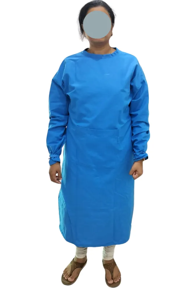 Surgical Gown Back Open BlueBird